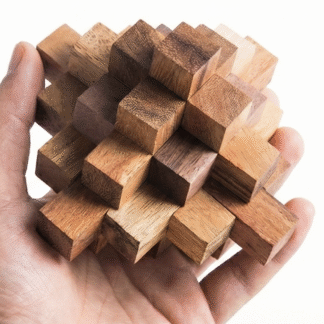 PenchTantra 'The Chuck' – 24-Piece Advanced Wooden Burr Puzzle (Level 5 Difficulty)