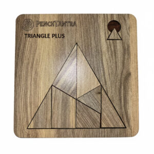 PenchTantra The Triangle+ | 8-Piece Advanced Wooden Paradox Puzzle (Level 6 Difficulty)